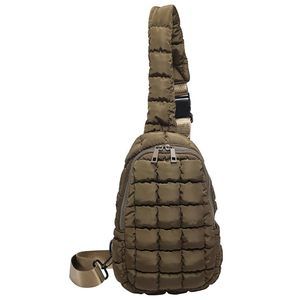 Puffy Crossbody Bag Nylon Handbag Puffer Tote Bags Chest Bag :D